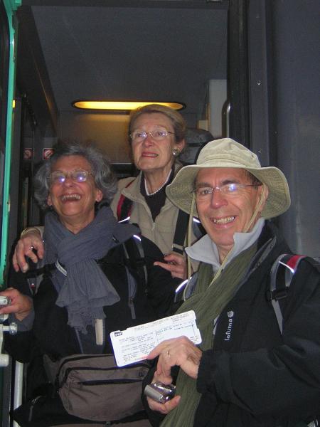 Viviane, Elisabeth et François