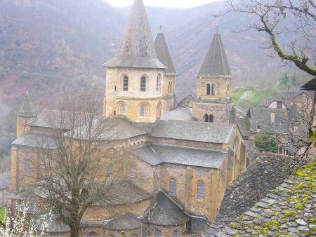 Arrivée à Conques