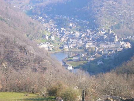 Et il faut grimper pour rejoindre Conques...