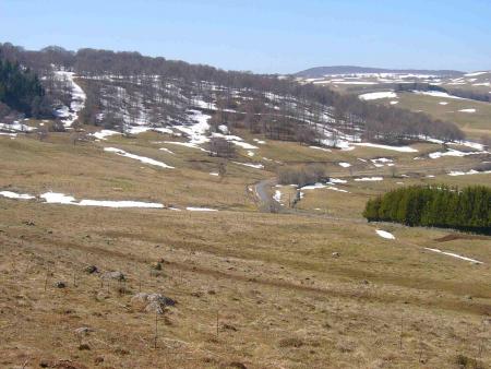 En route vers le col d'Aubrac
