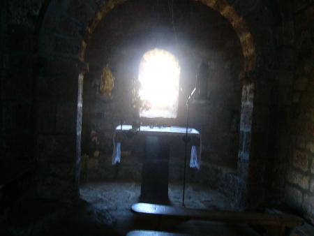 Intérieur de la chapelle de Rochegude