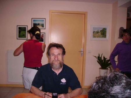 Visage de pèlerin barbu